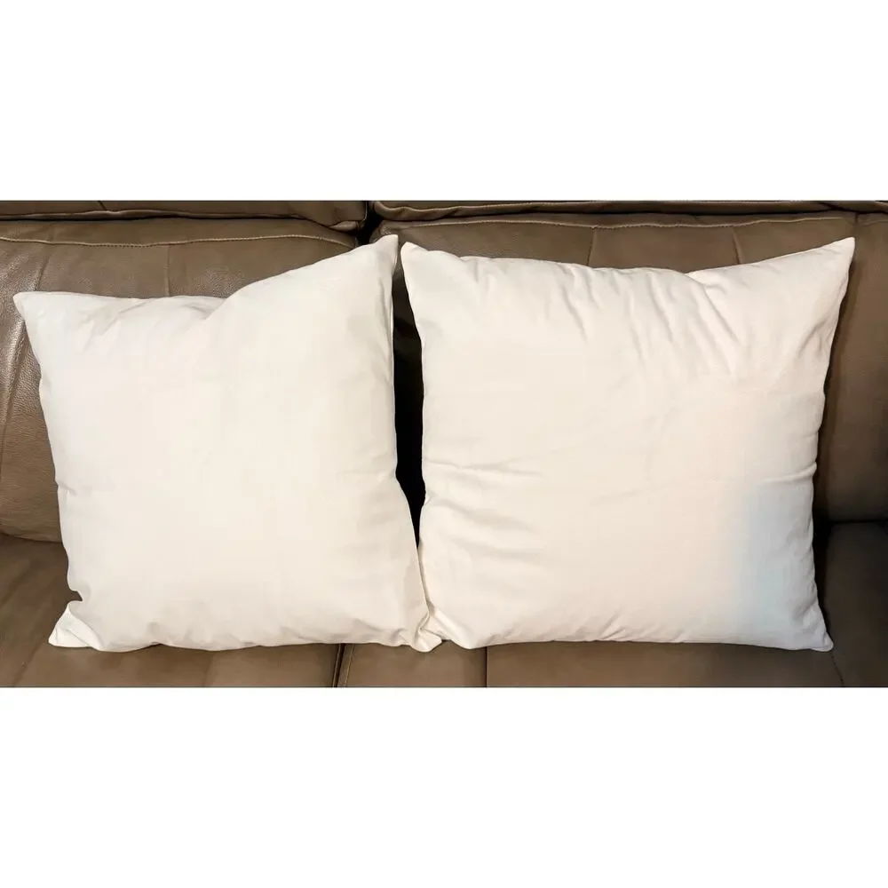 Lomsoe 2 pcs Vintage Bird Flower Berry pillows NEW 18 X 18